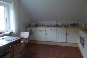 Küche im Dachgeschoss