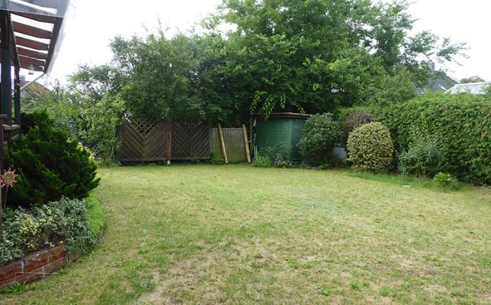 Garten rundum schön eingegrünt