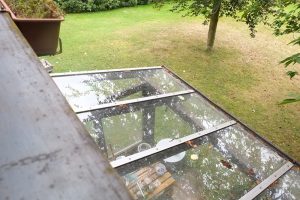 Überdachung der Terrasse