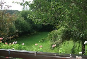 Blick vom Balkon